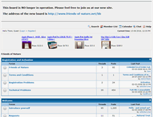 Tablet Screenshot of friendsofnature.createmybb.com