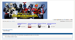 Desktop Screenshot of kamenrider.createmybb.com